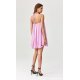 Rochie din satin lila babydoll scurta cu umerii goi SienaR 5 - jojofashion.ro