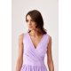 Rochie eleganta midi, din voal, lila, vaporoasa, petrecuta, Margie 5 - jojofashion.ro