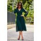 Rochie midi din voal verde, cu maneca lunga, vaporoasa, Melen Rochie midi din voal verde, cu maneca lunga, vaporoasa, Melen 6 - jojofashion.ro