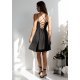 Rochie baby doll neagra cu bust tip corset ValeriaW2 3 - jojofashion.ro