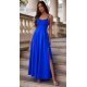 Rochie de ocazie lunga albastra cu bust tip corset ValeriaW Rochie de ocazie lunga albastra cu bust tip corset ValeriaW 2 - jojofashion.ro
