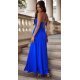 Rochie de ocazie lunga albastra cu bust tip corset ValeriaW Rochie de ocazie lunga albastra cu bust tip corset ValeriaW 3 - jojofashion.ro