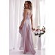 Rochie eleganta lunga, glitter, roz, asimetrica, cu decolteu plic, EssaW 3 - jojofashion.ro