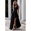 Rochie lunga neagra asimetrica ElifW