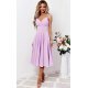 Rochie baby doll midi din bumbac lila in clos retro TifaniW3 2 - jojofashion.ro