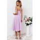 Rochie baby doll midi din bumbac lila in clos retro TifaniW3 3 - jojofashion.ro