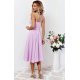 Rochie baby doll, midi, bumbac lila, in clos, retro, TifaniW3 3 - jojofashion.ro