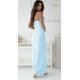 Rochie lunga, mulata, baby blue, crapata pe picior, KeliWW 3 - jojofashion.ro