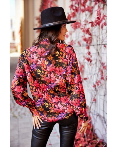 Camasi dama, Camasa dama eleganta, multicolora, maneca larga, Sakima - jojofashion.ro