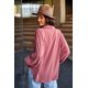 Camasa dama oversize, lila, cu maneca lunga, Lilyth 3 - jojofashion.ro