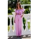 Pantaloni dama evazati, din satin, lila, cu elastic in talie, Tarifa Pantaloni dama evazati, din satin, lila, cu elastic in talie, Tarifa 3 - jojofashion.ro