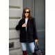 Sacou dama oversize, negru, clasic, Beren Sacou dama oversize, negru, clasic, Beren 2 - jojofashion.ro