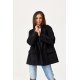Sacou dama oversize, negru, clasic, Beren Sacou dama oversize, negru, clasic, Beren 5 - jojofashion.ro