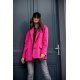 Sacou dama oversize, roz fucsia, clasic, Beren Sacou dama oversize, roz fucsia, clasic, Beren 2 - jojofashion.ro
