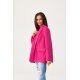 Sacou dama oversize, roz fucsia, clasic, Beren Sacou dama oversize, roz fucsia, clasic, Beren 5 - jojofashion.ro