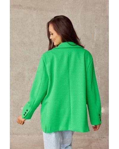 Sacou dama oversize, verde, clasic, Beren Bluze dama, Sacou dama oversize, verde, clasic, Beren - jojofashion.ro
