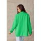Sacou dama oversize, verde, clasic, Beren 3 - jojofashion.ro