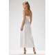 Rochie alba din paiete lunga mulata tip furou Christa1 4 - jojofashion.ro