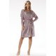 Rochie paiete roz midi A-line cu maneca lunga MoonShine 5 - jojofashion.ro