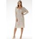 Rochie paiete sampanie midi A-line cu maneca lunga MoonShine 3 - jojofashion.ro