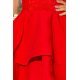 Rochie baby doll rosie cu dantela cu volane suprapuse Zoey 6 - jojofashion.ro