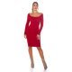 Rochie tricotata, midi, rosie, mulata Samantha Rochie tricotata, midi, rosie, mulata Samantha 4 - jojofashion.ro