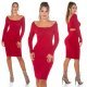 Rochie tricotata, midi, rosie, mulata Samantha Rochie tricotata, midi, rosie, mulata Samantha 6 - jojofashion.ro