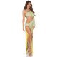 Rochie lunga mulata din glitter verde light cu maneca lunga Ginger Rochie lunga mulata din glitter verde light cu maneca lunga Ginger 2 - jojofashion.ro