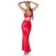 Rochie lunga rosie mulata din piele eco Zhin Rochie lunga rosie mulata din piele eco Zhin 4 - jojofashion.ro