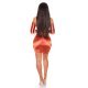 Rochie scurta din satin bronz mulata cu umerii goi Oksana Rochie scurta din satin bronz mulata cu umerii goi Oksana 6 - jojofashion.ro
