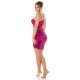 Rochie scurta din satin mov mulata cu umerii goi Noreya Rochie scurta din satin mov mulata cu umerii goi Noreya 7 - jojofashion.ro