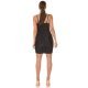 Rochie scurta neagra mulata incretita Mattia Rochie scurta neagra mulata incretita Mattia 6 - jojofashion.ro