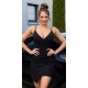 Rochie scurta neagra mulata petrecuta Cassidy Rochie scurta neagra mulata petrecuta Cassidy 2 - jojofashion.ro