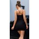 Rochie scurta neagra mulata petrecuta Cassidy Rochie scurta neagra mulata petrecuta Cassidy 3 - jojofashion.ro