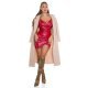 Rochie de club scurta, piele eco rosie, mulata, petrecuta, Medeea Rochie de club scurta, piele eco rosie, mulata, petrecuta, Medeea 4 - jojofashion.ro