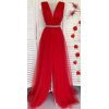 Rochie lunga rosie din tulle Adele