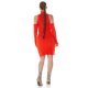 Rochie tricotata, midi, orange cu umeri goi Dilara Rochie tricotata, midi, orange cu umeri goi Dilara 5 - jojofashion.ro