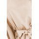 Rochie de zi eleganta midi, bej, croi fluture, oversize, Butterfly 4 - jojofashion.ro