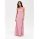 Rochie de ocazie lunga roz pudra crapata pe picior cu spatele gol LivianaR 5 - jojofashion.ro