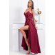 Rochie lunga burgundy asimetrica petrecuta LiviaB2 Rochie lunga burgundy asimetrica petrecuta LiviaB2 3 - jojofashion.ro