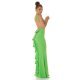 Rochie lunga verde light mulata tip sirena Lace 6 - jojofashion.ro