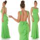 Rochie lunga verde light mulata tip sirena Lace 7 - jojofashion.ro