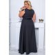 Rochie lunga eleganta neagra cu dantela CarmenII Rochie lunga eleganta neagra cu dantela CarmenII 4 - jojofashion.ro