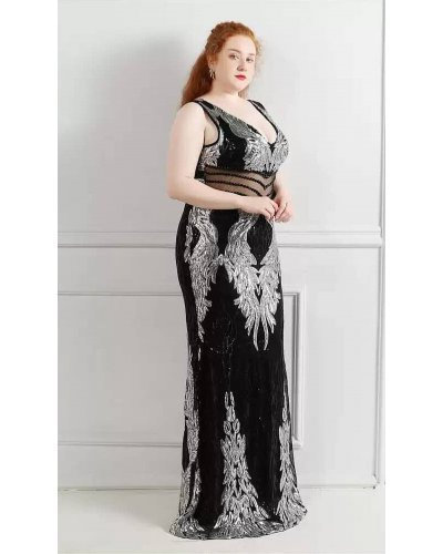 Rochie lunga neagra mulata cu paiete argintii PrincessBatal  Rochii lungi, Rochie lunga neagra mulata cu paiete argintii PrincessBatal  - jojofashion.ro