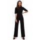 Salopeta eleganta evazata neagra Catalyna 2 - jojofashion.ro