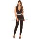 Salopeta eleganta glitter negru Koucla Sharon Salopeta eleganta glitter negru Koucla Sharon 2 - jojofashion.ro