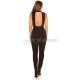 Salopeta eleganta glitter negru Koucla Sharon Salopeta eleganta glitter negru Koucla Sharon 3 - jojofashion.ro