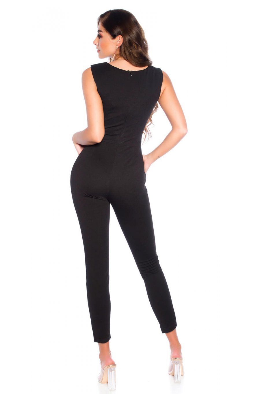 Salopeta eleganta neagra Miguela Salopeta eleganta neagra Miguela 4 - jojofashion.ro