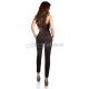 Salopeta de seara neagra cu paiete, cu umerii goi Noela 5 - jojofashion.ro