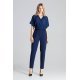 Salopeta eleganta bleumarin cu brocard conica Saskia Salopeta eleganta bleumarin cu brocard conica Saskia 5 - jojofashion.ro